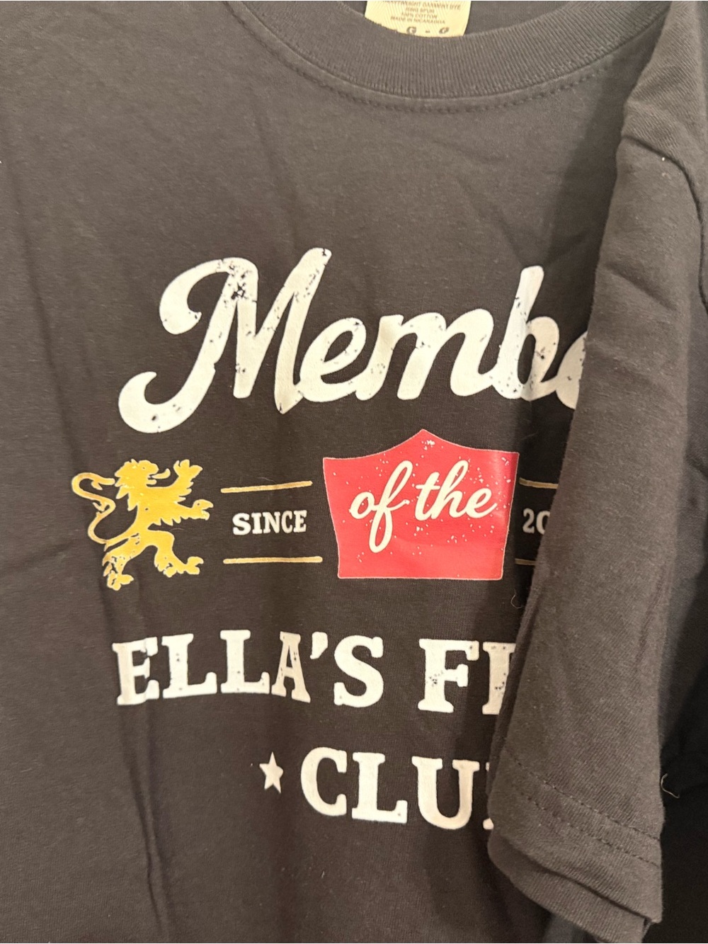 Member of the Ella Langley Club Graphic Tee - Black - Picture 4 of 7